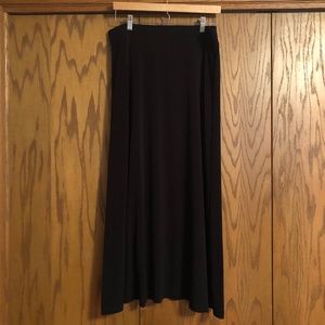 Evan Picone Dressy Long Black Skirt